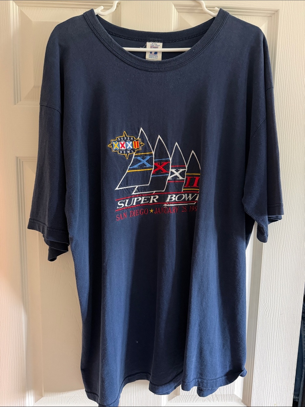 Vintage Super Bowl XXII 1998 Navy Tee